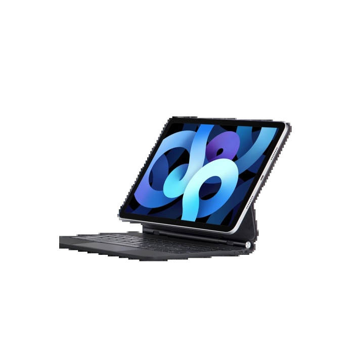 KYL06 iPad Pro 11 (2024) Kılıf X7P Magic Manyetik Klavyeli Tablet Kılıfı - Siyah