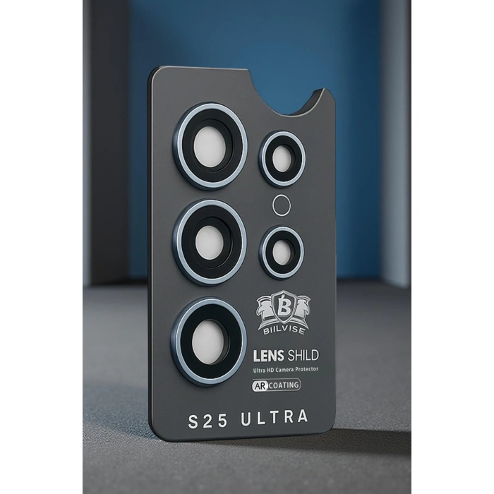 KYL06 Samsung Galaxy S25 Ultra Bilvis Titan Kamera Lens - Lacivert