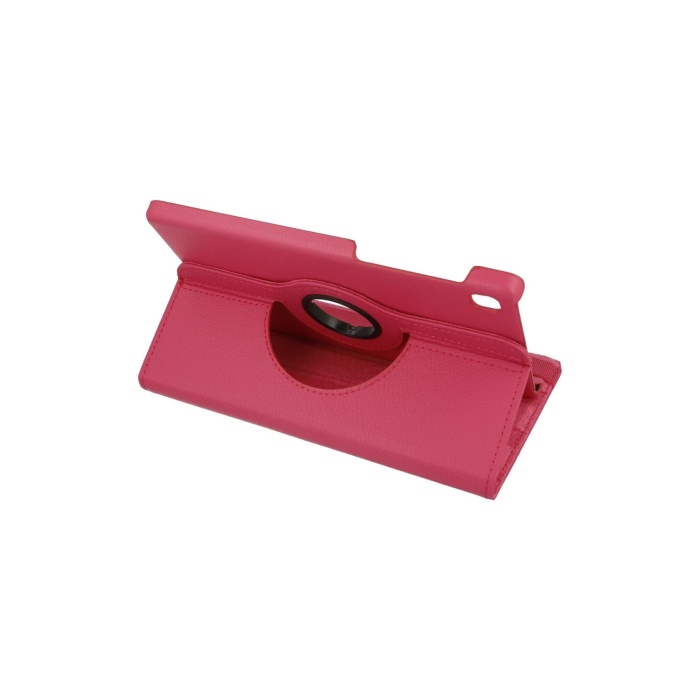 KYL06 Samsung Galaxy T220 Tab A7 Lite 8.7 Kılıf 360 Tablet Deri Kılıf - Pembe