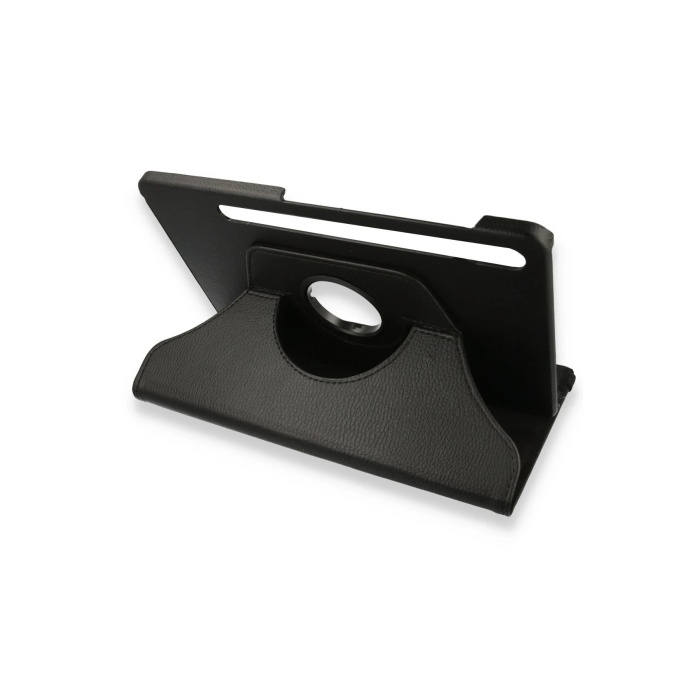 KYL06 Samsung Galaxy X800 Tab S8 Plus 12.4 Kılıf 360 Tablet Deri Kılıf - Siyah