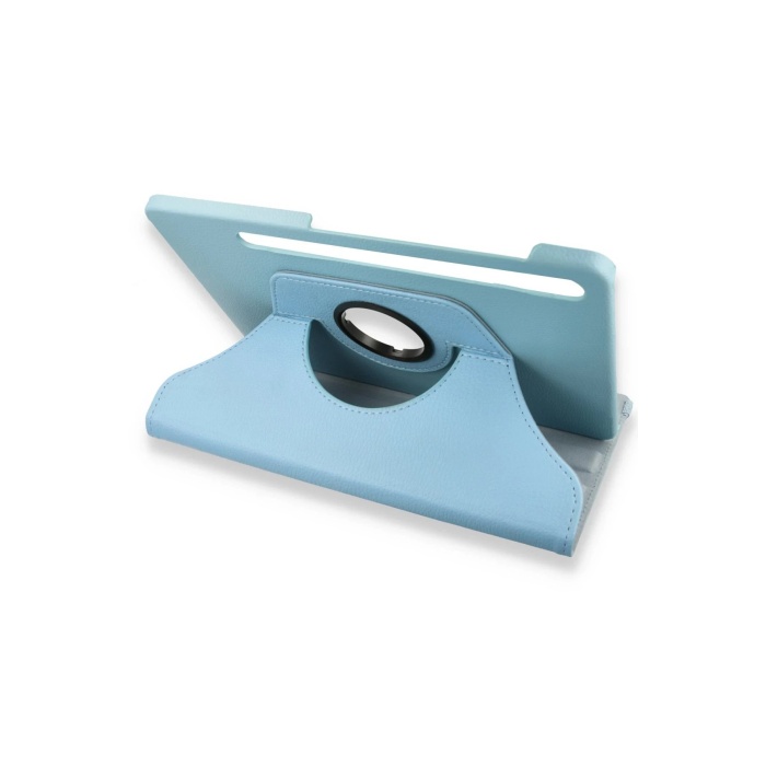 KYL06 Samsung Galaxy X800 Tab S8 Plus 12.4 Kılıf 360 Tablet Deri Kılıf - Turkuaz
