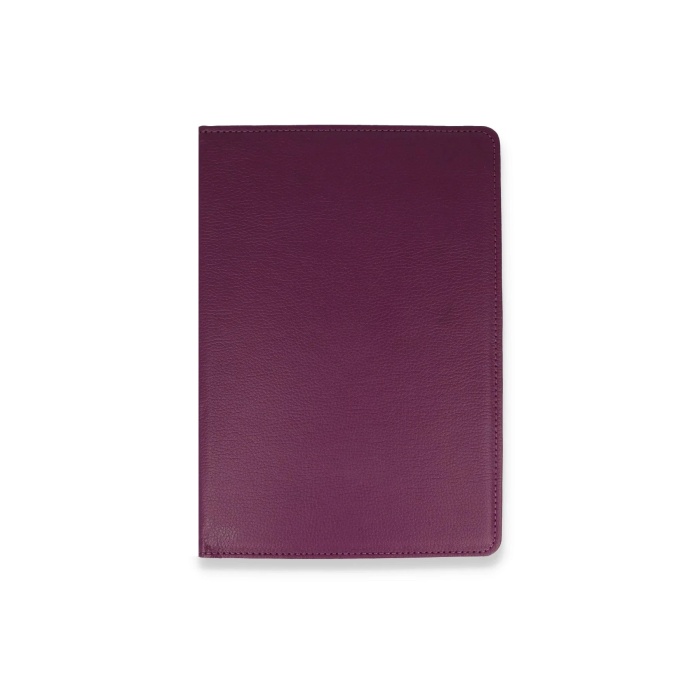 KYL06 Samsung Galaxy X800 Tab S8 Plus 12.4 Kılıf 360 Tablet Deri Kılıf - Mürdüm