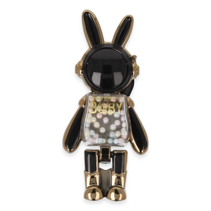 KYL06 Astro Stand Tavşan Astronot - Siyah