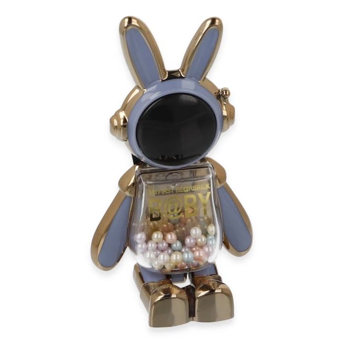 KYL06 Astro Stand Tavşan Astronot - Açık Mavi