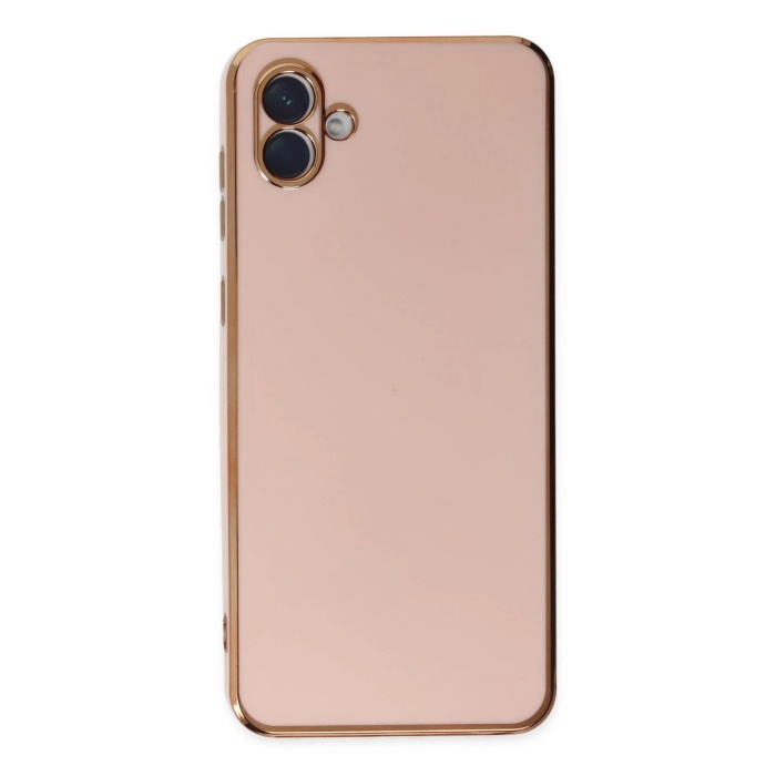KYL06 Samsung Galaxy A04 Kılıf Volet Silikon - Pembe
