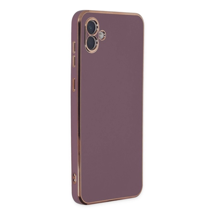 KYL06 Samsung Galaxy A04 Kılıf Volet Silikon - Mor