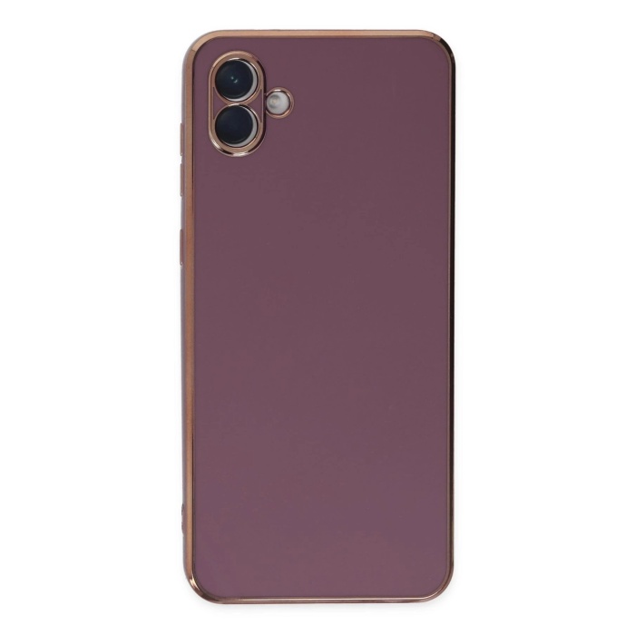 KYL06 Samsung Galaxy A04 Kılıf Volet Silikon - Mor
