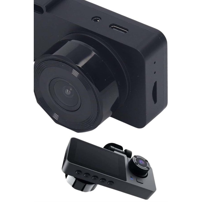 3 Kameralı 2 İnç 1080P Araç İçi Kamera Sürüş Kamerası CarPlay