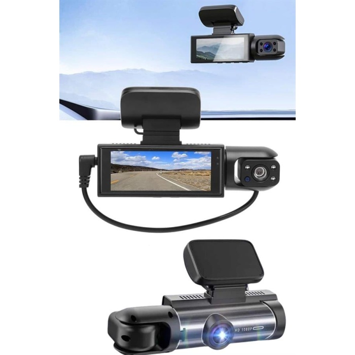 Araç Kamerası Dönebilen HD Kaliteli Video ve Fotoğraf Kaydedici