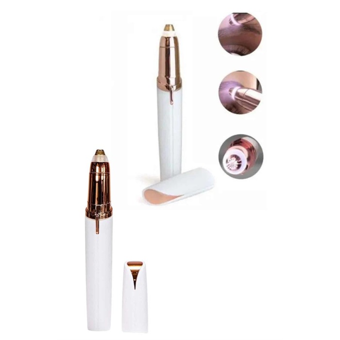 Tüy Kıl Alma Kaş Bıyık Unisex Yüz Bakım Epilasyon Aleti Pilli