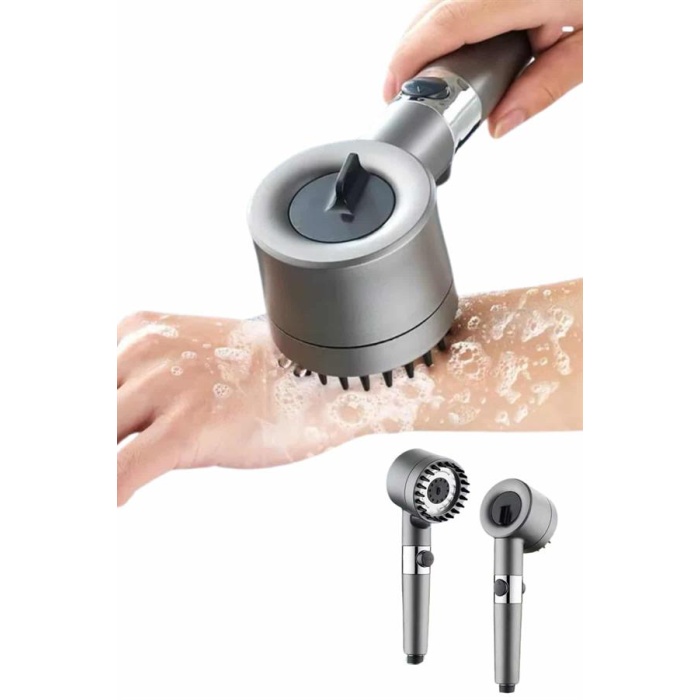 Duş Başlığı Yüksek Basınçlı Masaj Taraklı 3 Kademeli