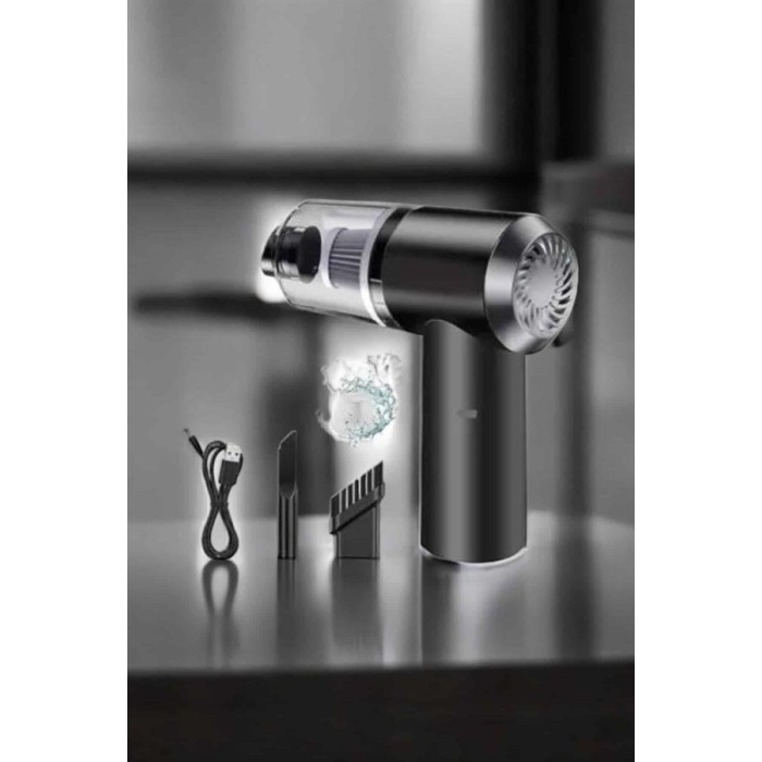 Araç İçi Süpürge Filtreli Şarjlı Süpürge Vakumlu Yıkanabilir