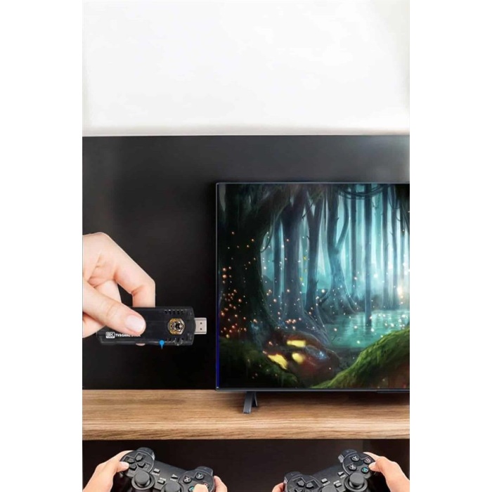 20.000 Oyunlu Premium Model Oyun Konsolu 8k Android Tv HD Game Stick