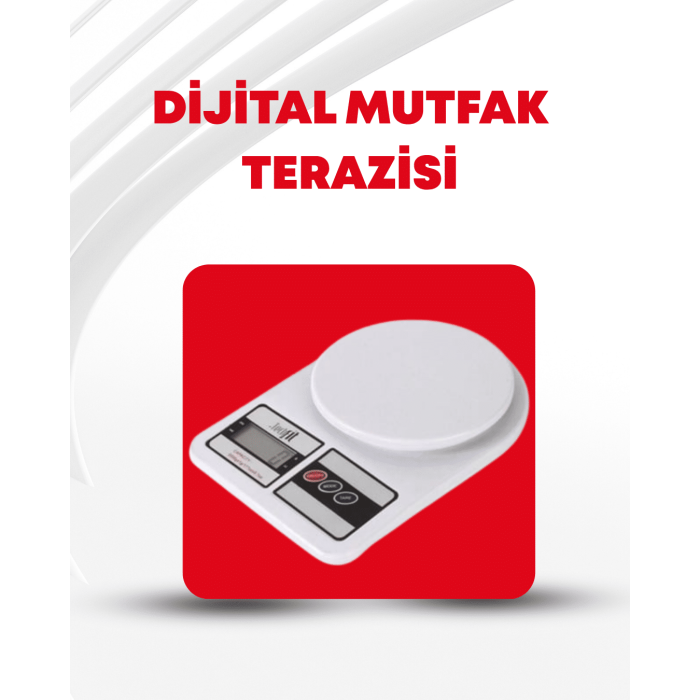 10 Kg Kapasiteli LCD Ekranlı Dijital Mutfak Tartıs