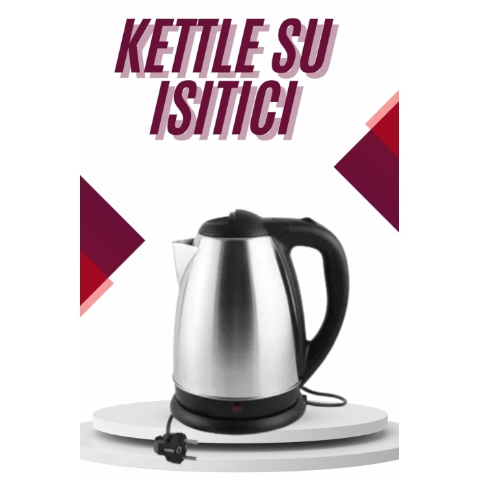 Çelik Su Isıtıcı Kettle Dayanıklı Paslanmaz Çelik Uzun Ömürlü