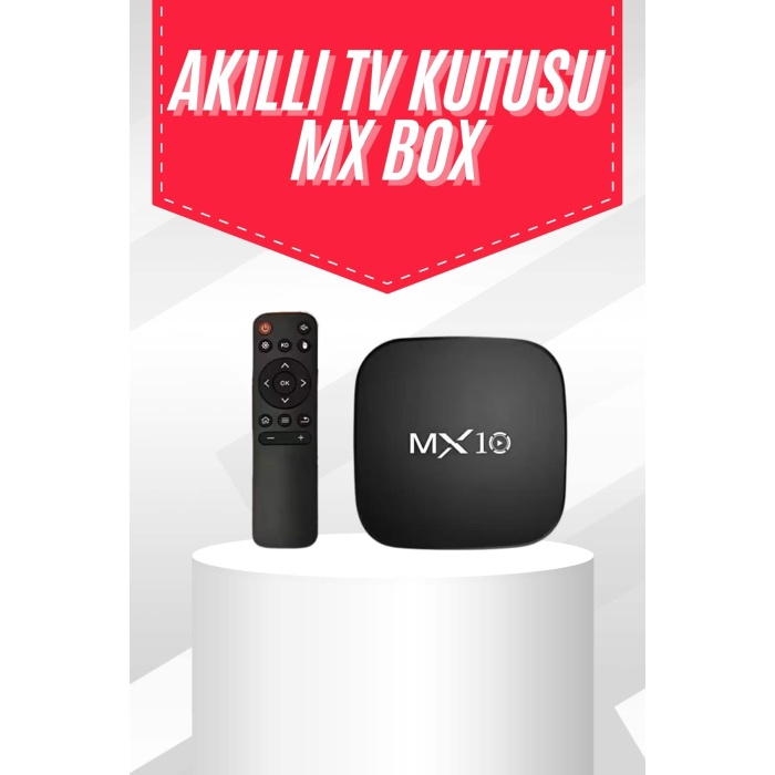 Mx Box Android Tv Media Sound 4K Ultra HD Görüntü Kaliteli