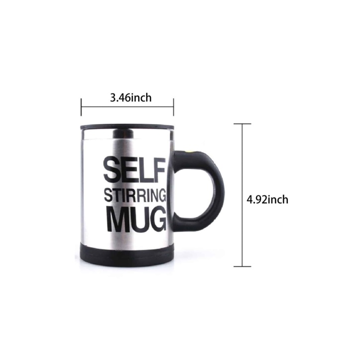 Sıcak Tutan Termos Bardak Kendi Kendini Karıştıran Mikser Kupa