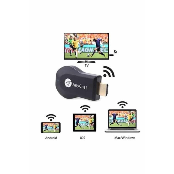 Kablosuz HDMI Wifi Görüntü Aktarıcı Tüm Cihazlara Uyumlu