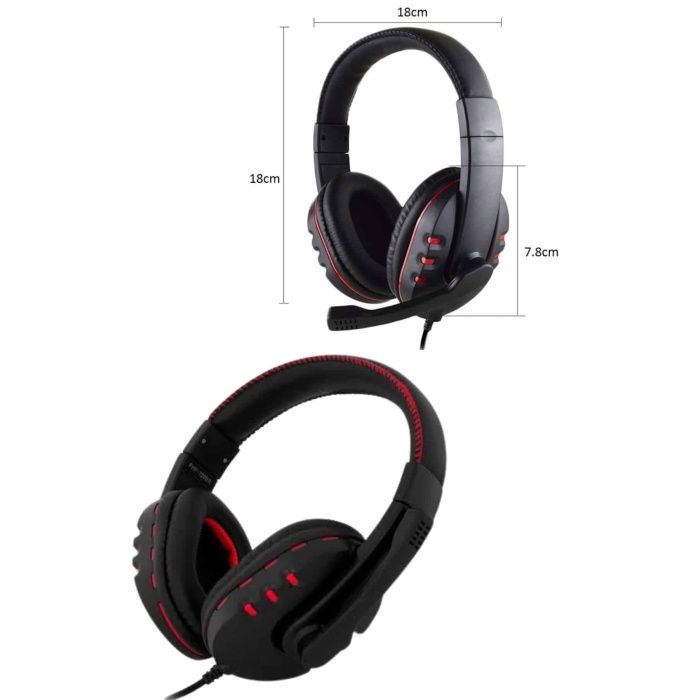 Mikrofonlu Gamer Kulaklık Oyuncu Kulaklığı Yüksek Ses Kaliteli Stereo Yumuşak Yastıklar