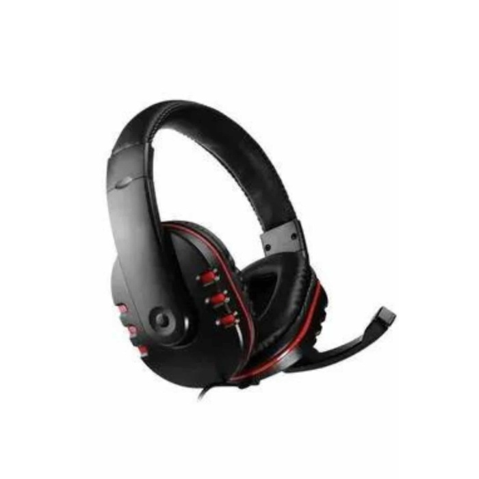 Oyuncu Kulaklığı Kulak Üstü Kablolu Stereo Mikrofonlu Yumuşak Kulak Yastığı