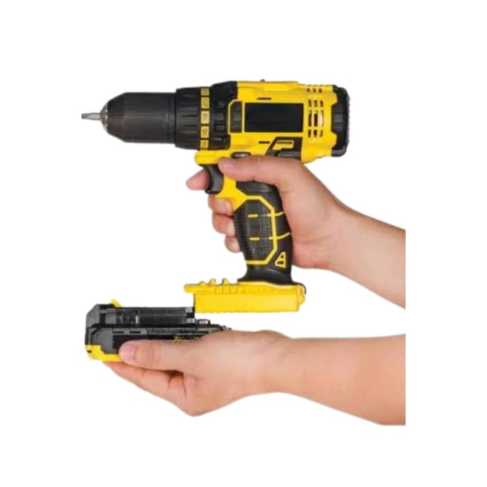 Matkap Seti 24 Parça Çift Bataryalı Darbeli Led Işıklı Vidalama