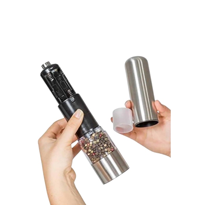 Baharat Öğütücü Otomatik Ayarlanabilir Tuz Karabiber Baharat Değirmeni