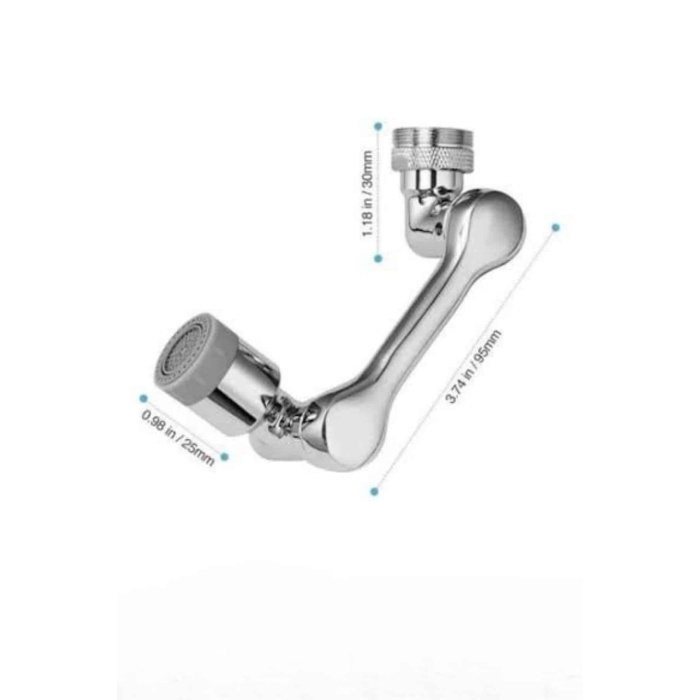 Dönebilen Musluk Başlığı Akrobat Mutfak Banyo Musluk Ucu Başlığı Oynar Başlıklı