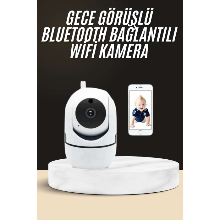Akıllı Güvenlik Kamerası HD Görüntü Kalitesi Hareket Algılama Wifi Kamera