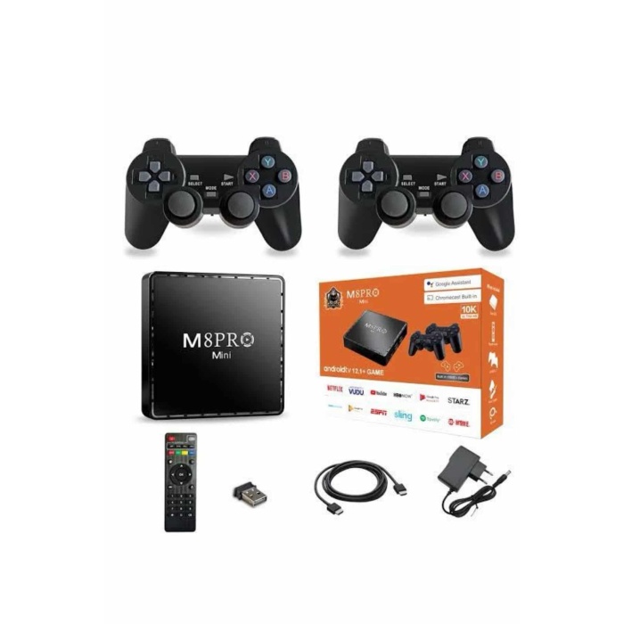 M8 PRO MINI 4 8 10 K HD HDR Android Tv 5G Retro 10000 Oyunlu