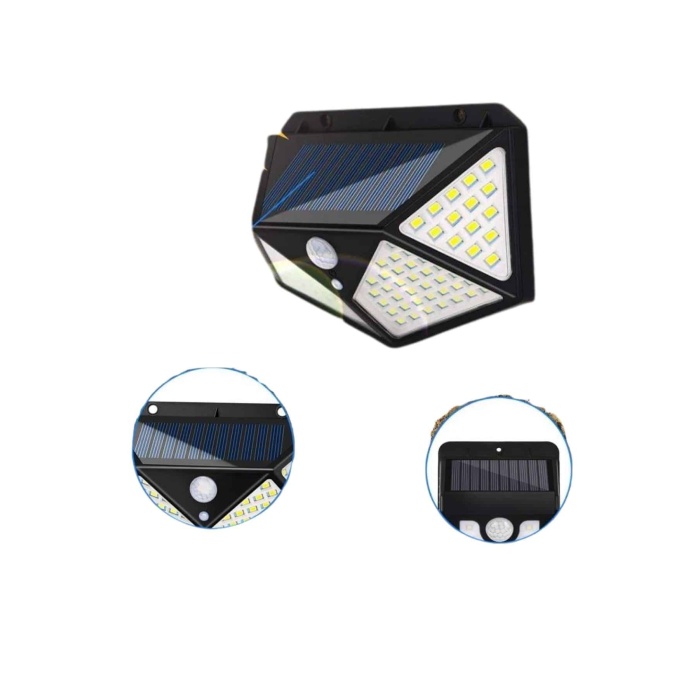 Bahçe Lambası Bahçe Aydınlatma Sensörlü Suya Dayanıklı 100 Led