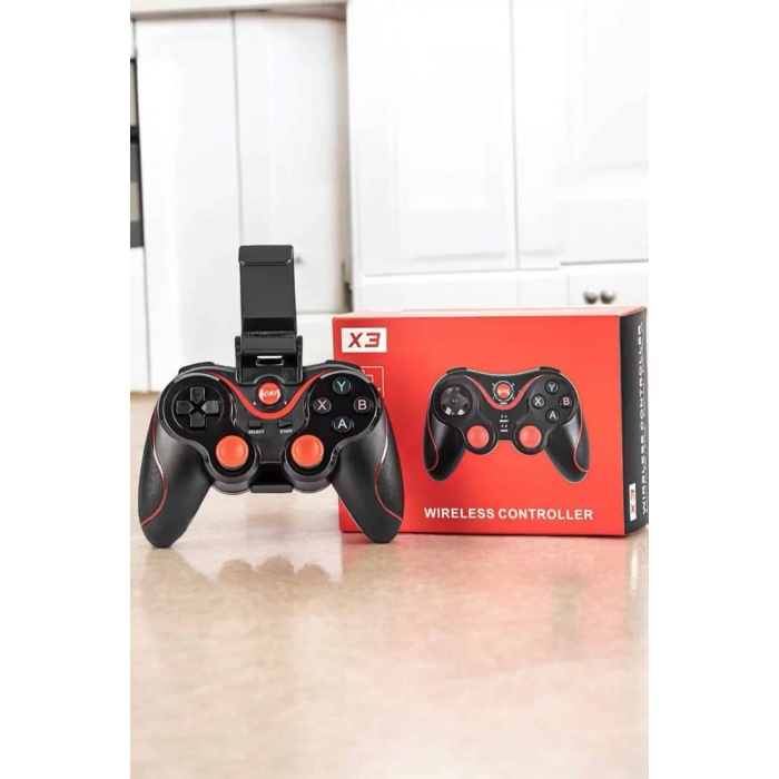 Game Stick Android Uyumlu Gamepad X3 Standlı Oyun Kolu Bluetooth Bağlantılı