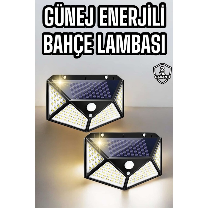 Bahçe Havuz Güneş Enerjili Solar Işıklandırma Sensörlü Bahçe Aydınlatma