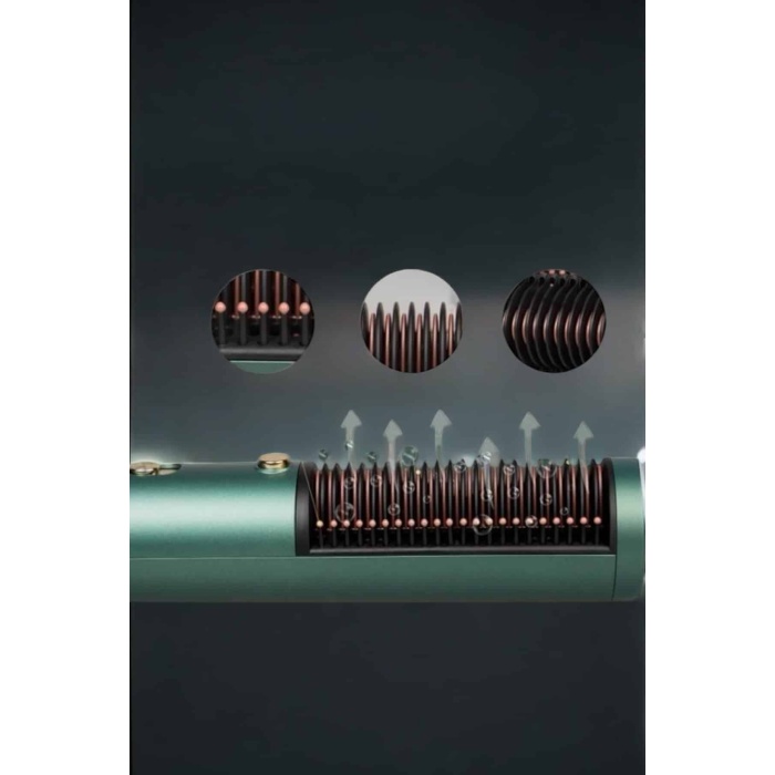 Üflemeli Fön Tarak Düzleştirici Seramik Kaplama Elektriklenme Karşıtı