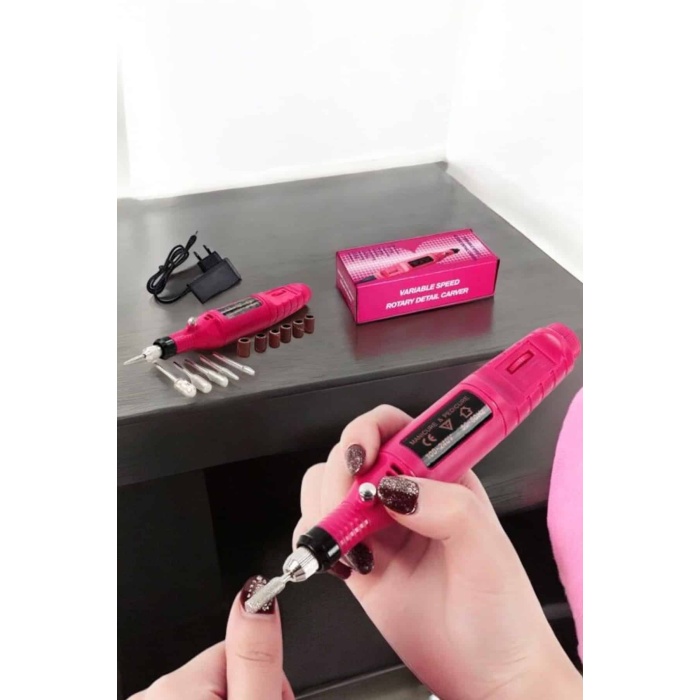 Nasır Temizleyici Manikür Pedikür Seti Elektrikli USB Girişli