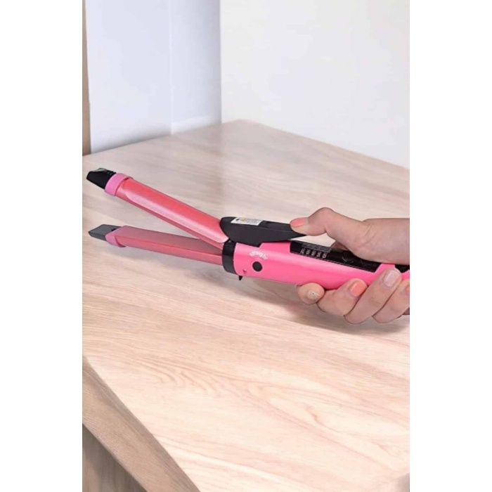 Hem Düzleştirici Hem Maşa Saç Şekillendirici