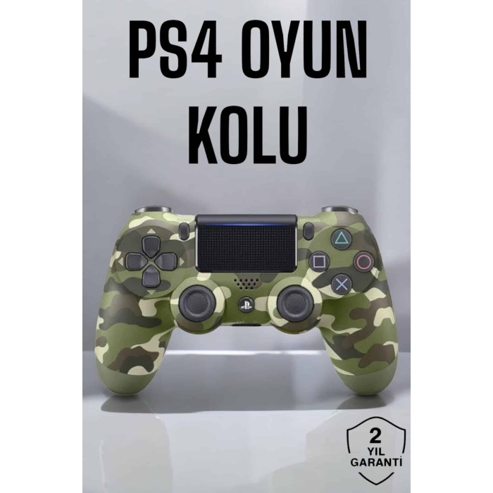 PS4 Oyun Kolu Kamuflaj Desenli Joystick