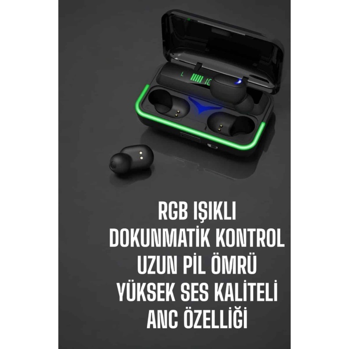Bluetooth Kulaklık Powerbankli Yüksek Ses Kaliteli Şarj Göstergeli