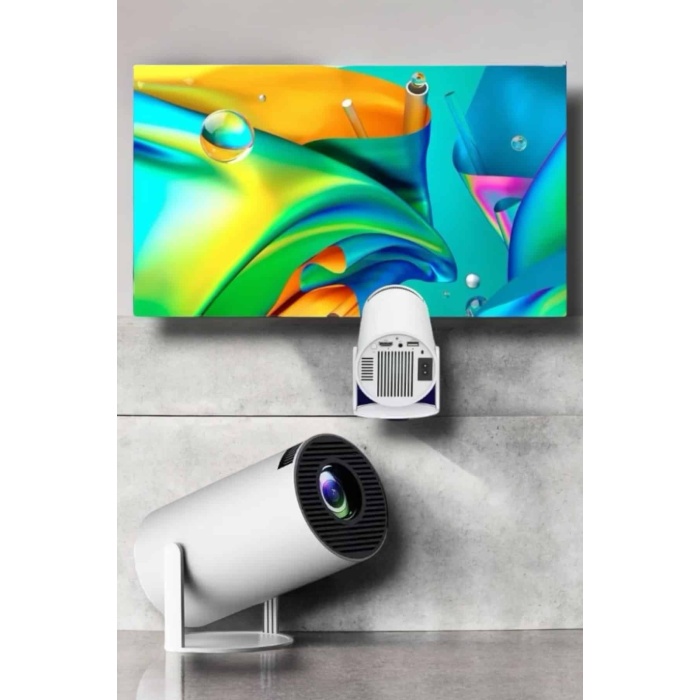 130 İnç Geniş Ekran ve 4K Destekli Full HD Projeksiyon Cihazı