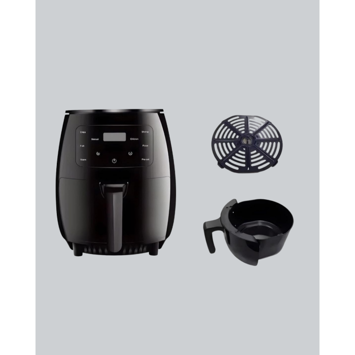 6L Yağsız Fritöz 2400W Dokunmatik Ekran Otomatik Kapanma Airfryer