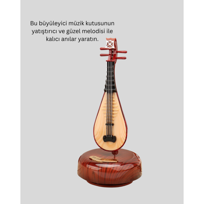 Ud Sembolü Müzik Kutusu Estetik Tasarım Melodi Destekli