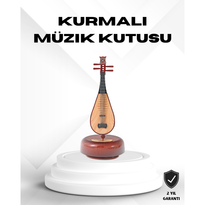 Figürlü Müzik Kutusu Zarif Melodili Dekoratif Model