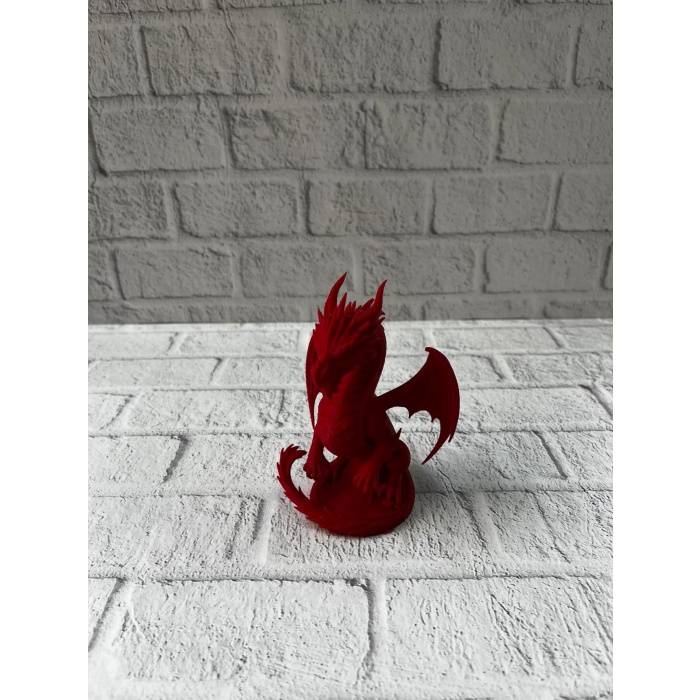 Kırmızı Ejderha Biblo 12 cm Dekoratif Fantastik Obje Hediyelik Süs Eşyası