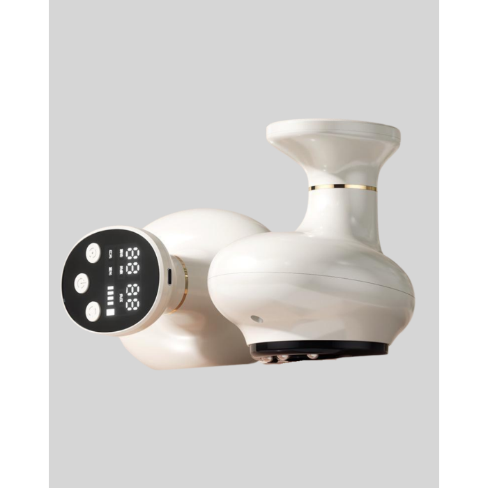 USB Şarjlı 3 Fonksiyonlu Masaj Aleti Kupa Terapisi ve Gua Sha