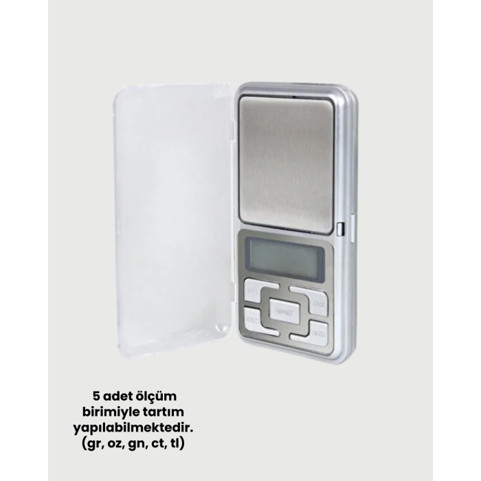Hassas Tartım İçin Dijital Cep Terazisi Sayma Modlu