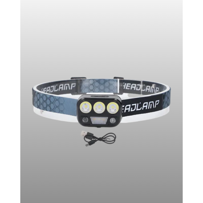 Kamp ve Trekking İçin Sensörlü LED Kafa Lambası