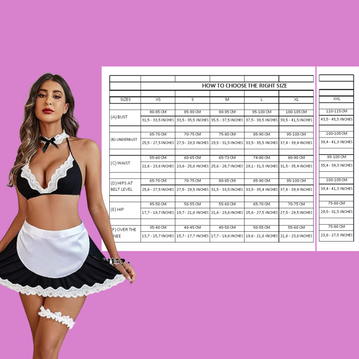 Siyah Kırmızı Fantezi Kostüm İkli Set 50888SK