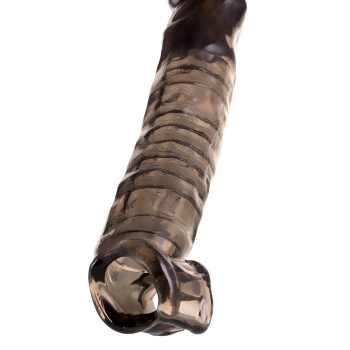 XLover by Toyfa Penis Klıfı, Boyutu Arttırıcı, TPE, siyah, Şeffaf, 22.5 cm