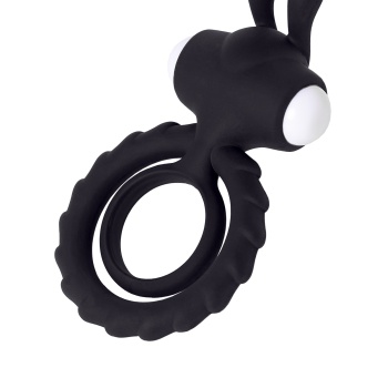JOS BAD BUNNY Penis Halkası, silikon, siyah, 9 cm