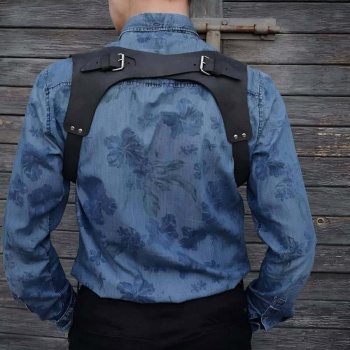Erkek Deri Seksi Harness - APFTM134