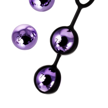 A-Toys by TOYFA Vender Vajinal Topları, ABS plastik, Mor, 14,6 cm